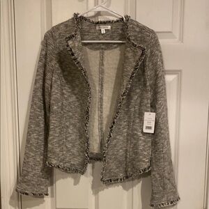 Chic Gray Women's Blazer